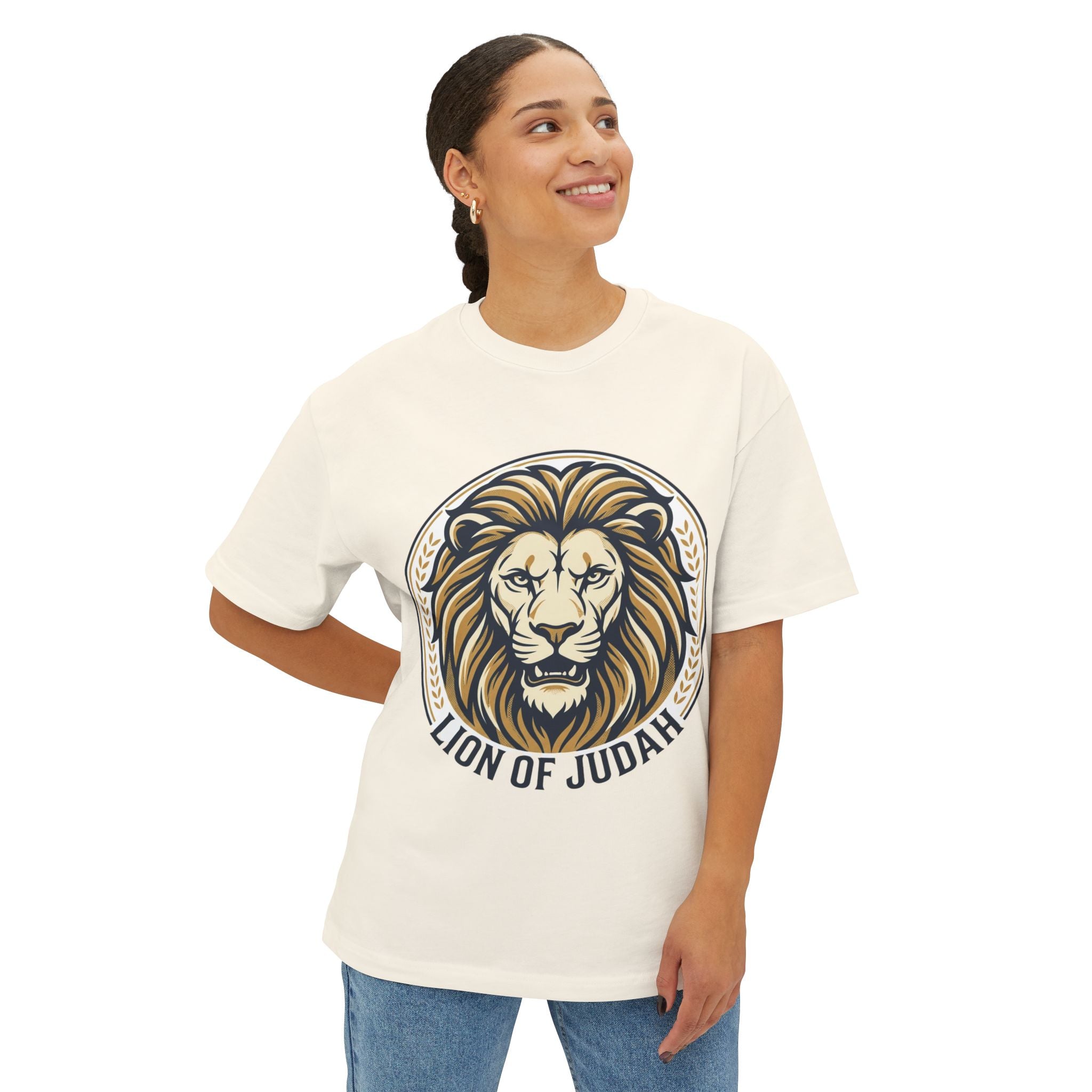 Lion of Judah Tee — Bold Christian Lion Graphic Shirt