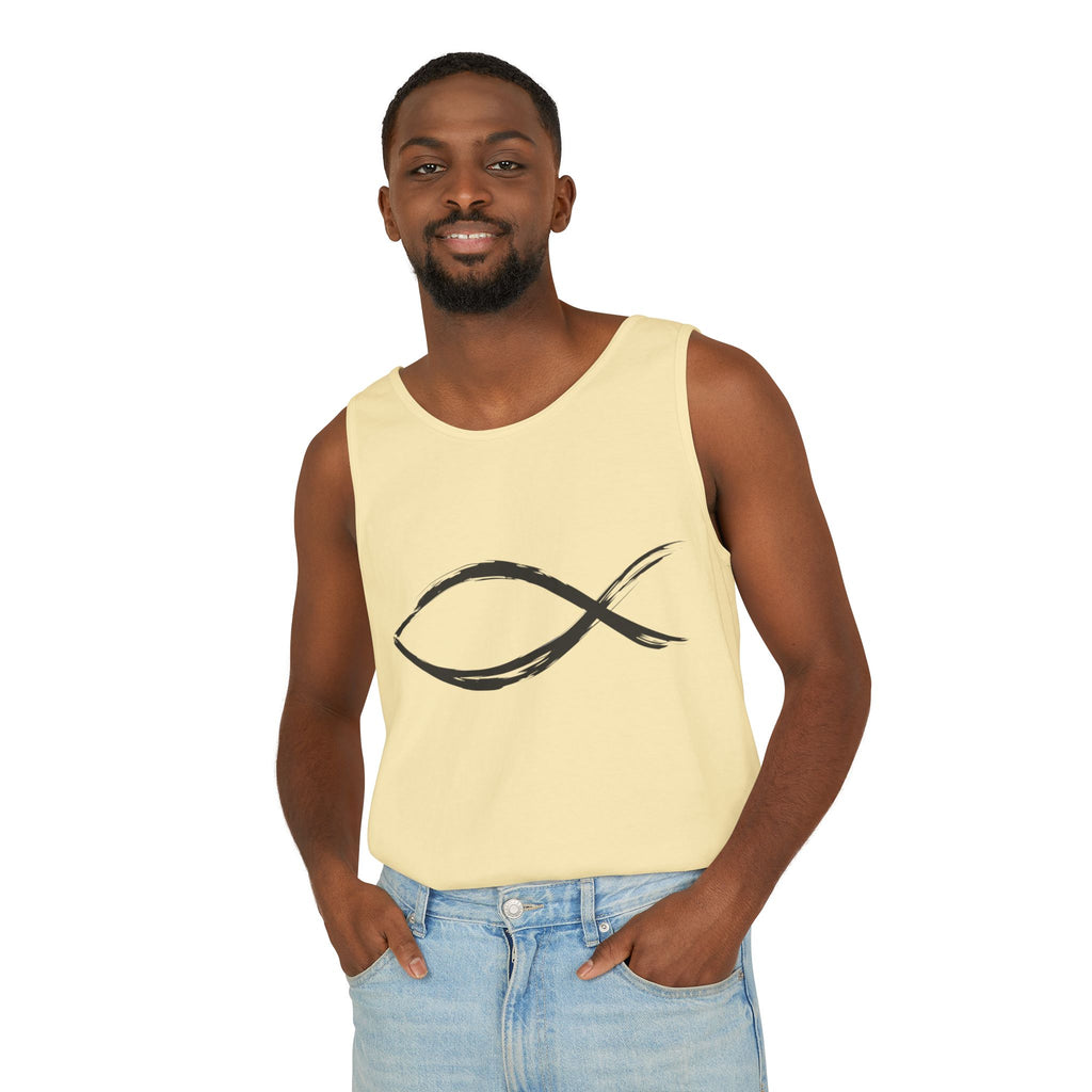Fish Symbal tank top | Christian faith apparel