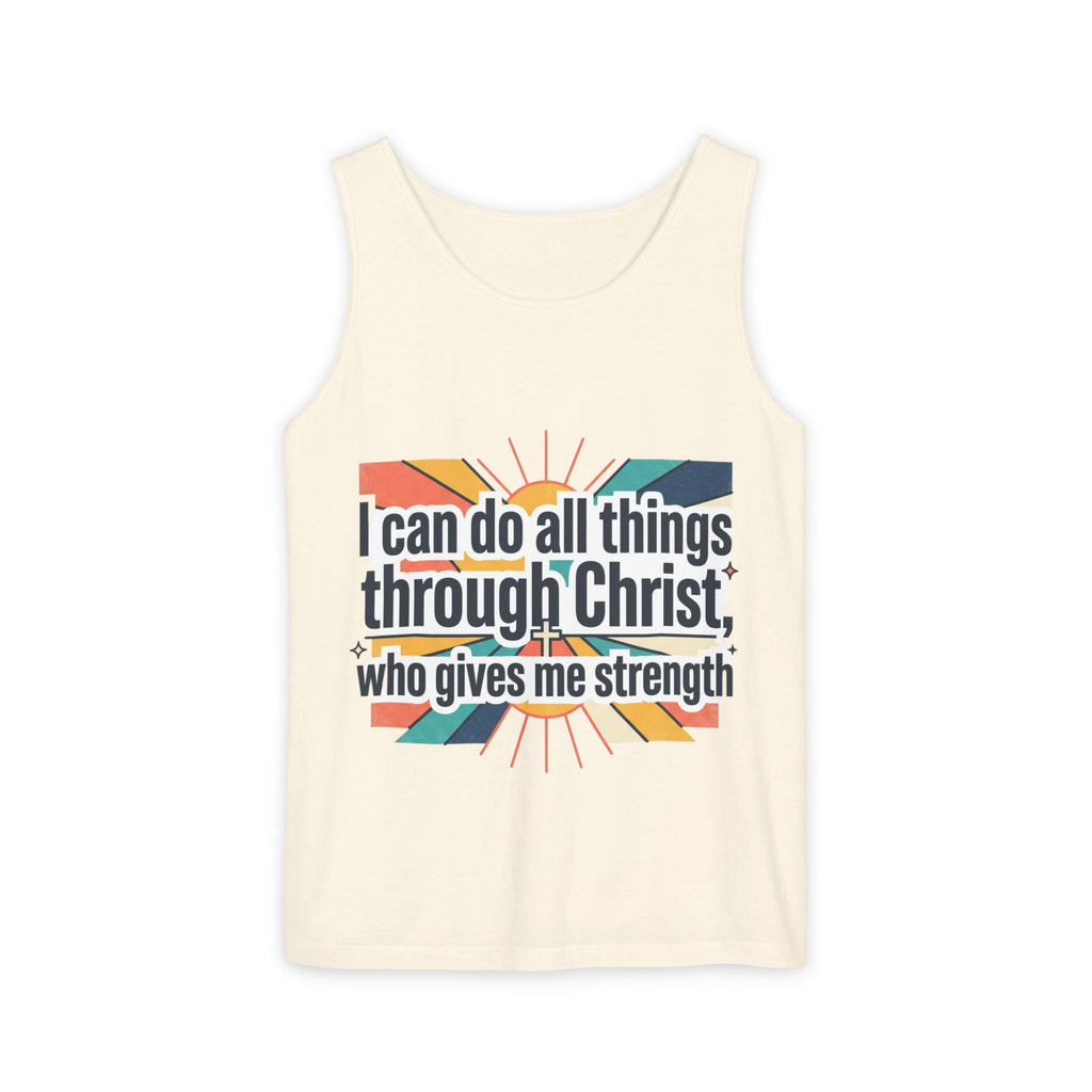 I can do all things tank top | Christian faith apparel