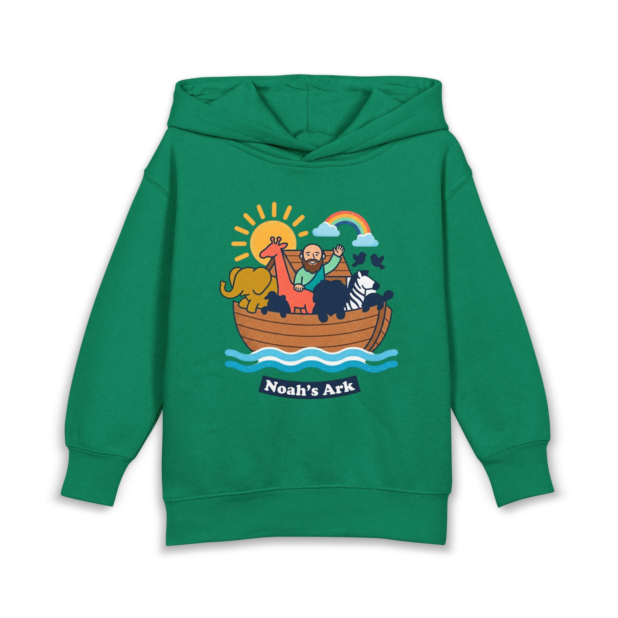 Noah's ark toddler hoodie | cute illustration pullover