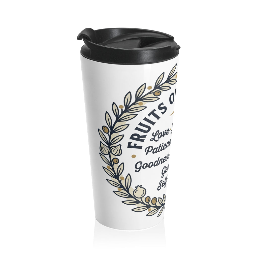 Travel Mug Fruits of the Spirit| Christian Faith Stainless Steel