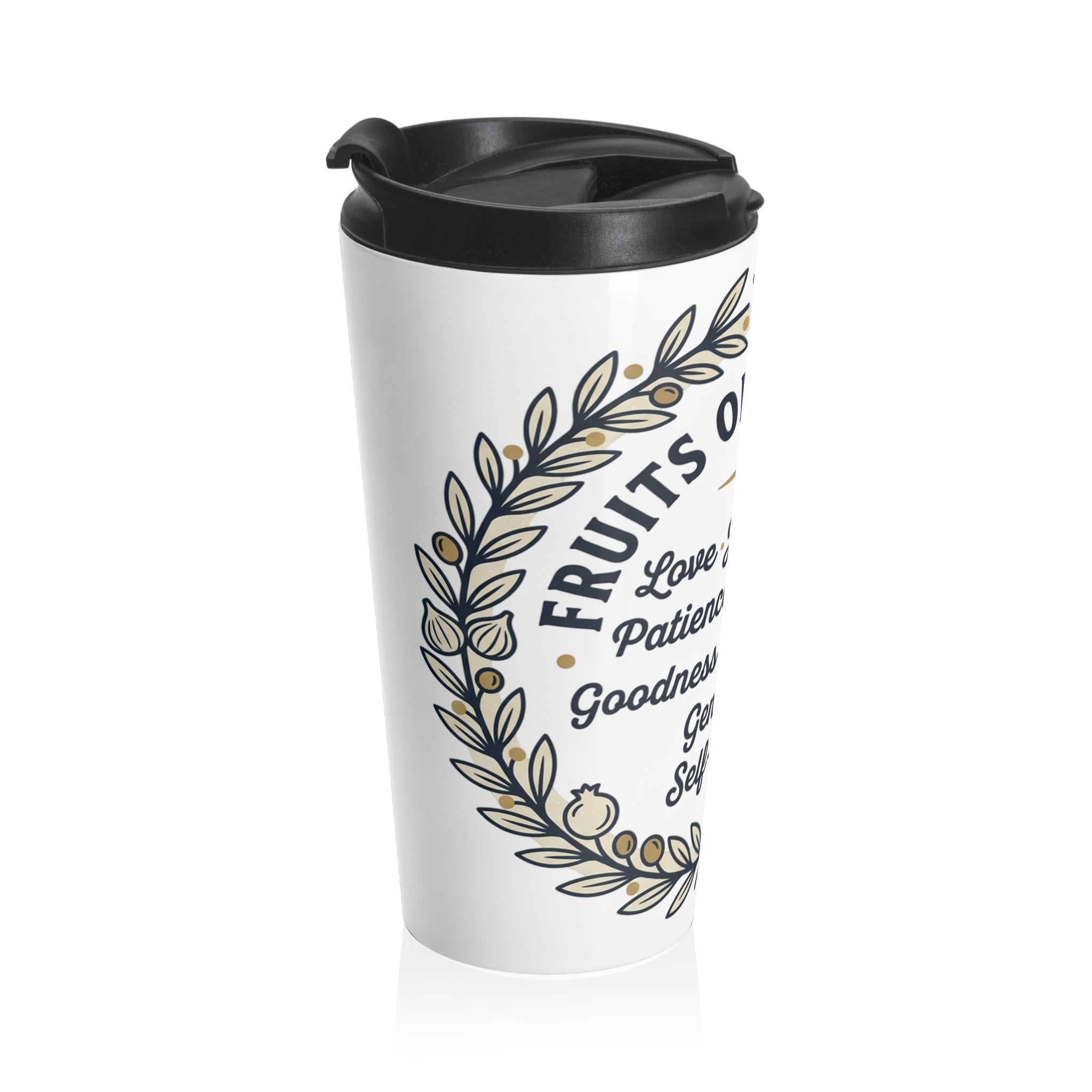 Travel Mug Fruits of the Spirit| Christian Faith Stainless Steel
