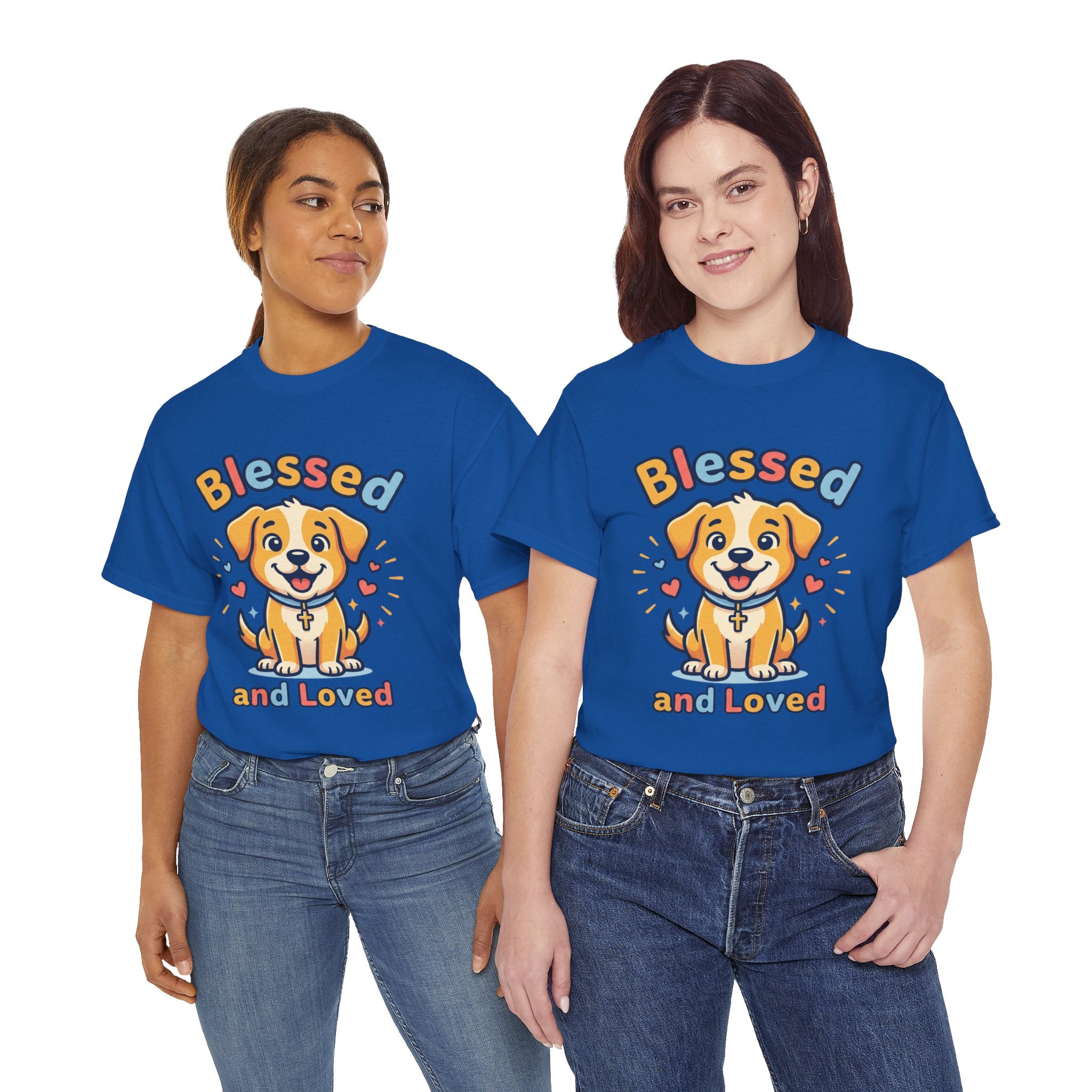 Blessed and Loved Puppy T-Shirt — Cute Dog Graphic Tee for Pet Lovers