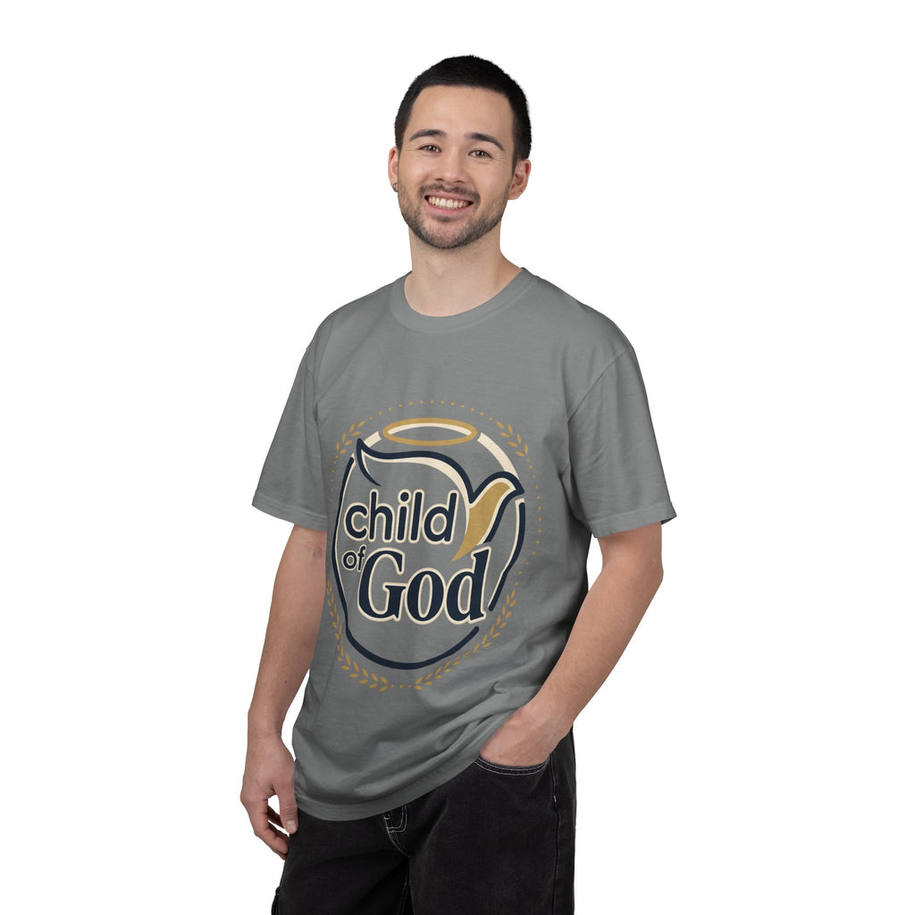 Child of God T‑Shirt — Faith Christian Tee with Dove & Halo