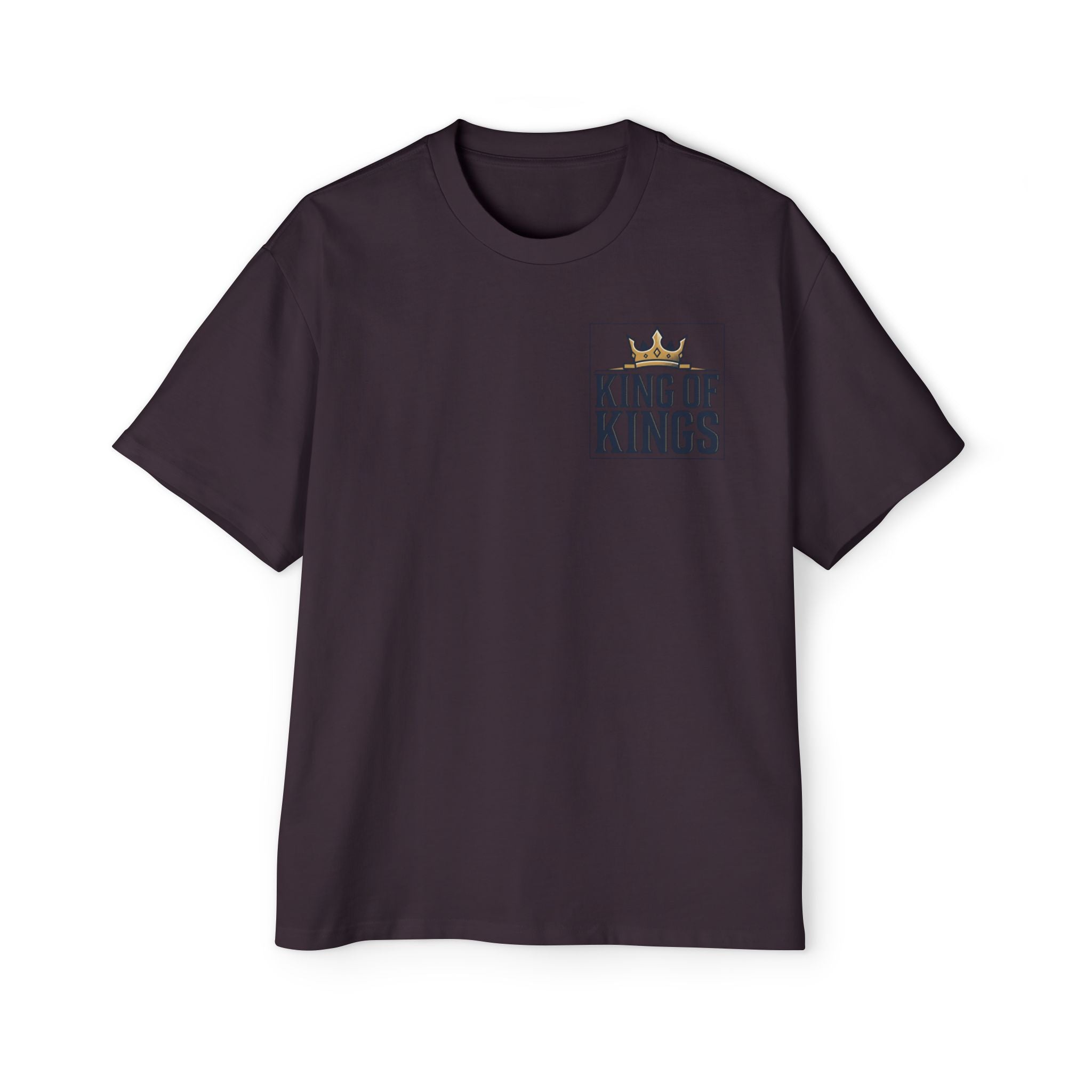King of Kings Tee — Men's Oversized Graphic T-Shirt with Crown Design