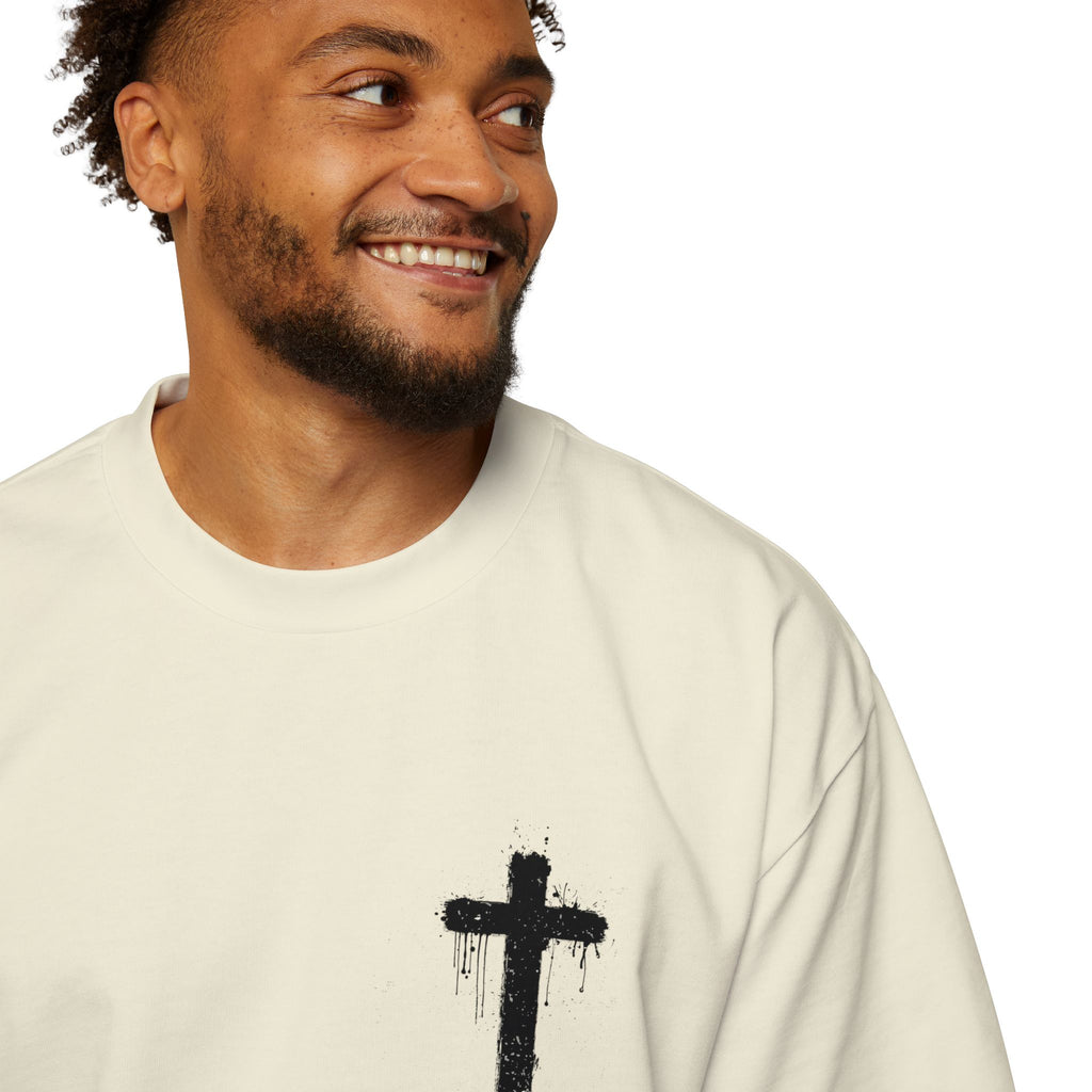 Dripping Paint Cross T-Shirt | Grunge Christian Tee