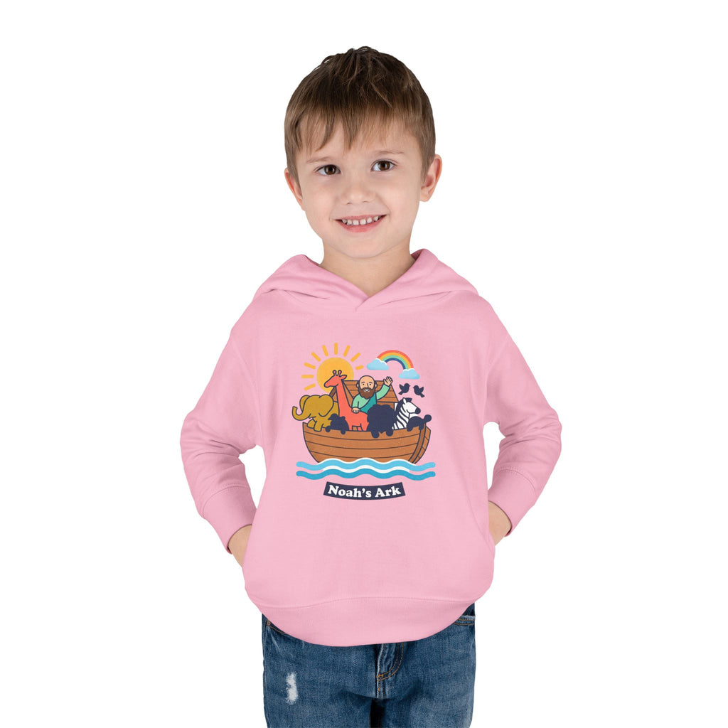 Noah's ark toddler hoodie | cute illustration pullover