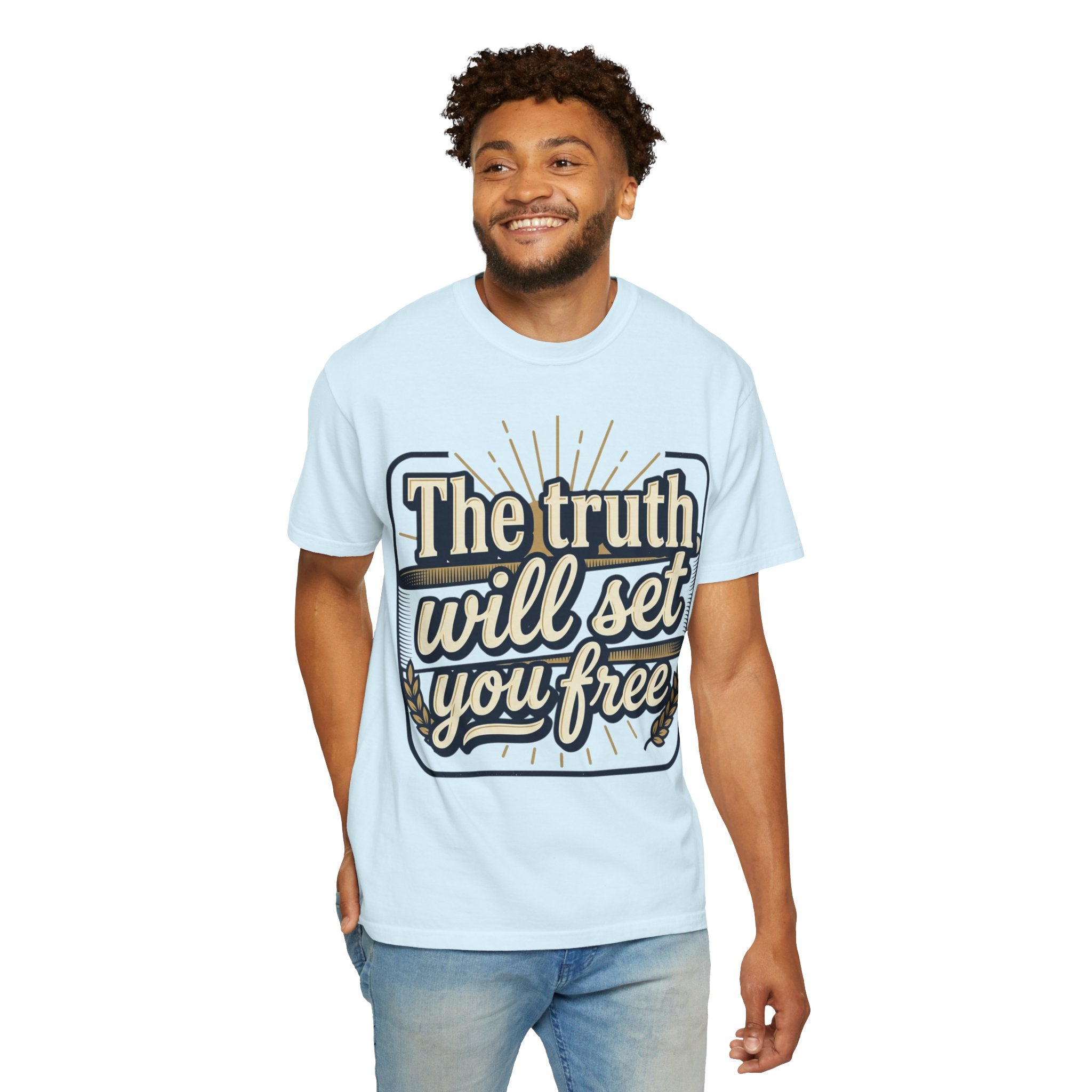 T-Shirt — "The Truth Will Set You Free" Inspirational Graphic Tee