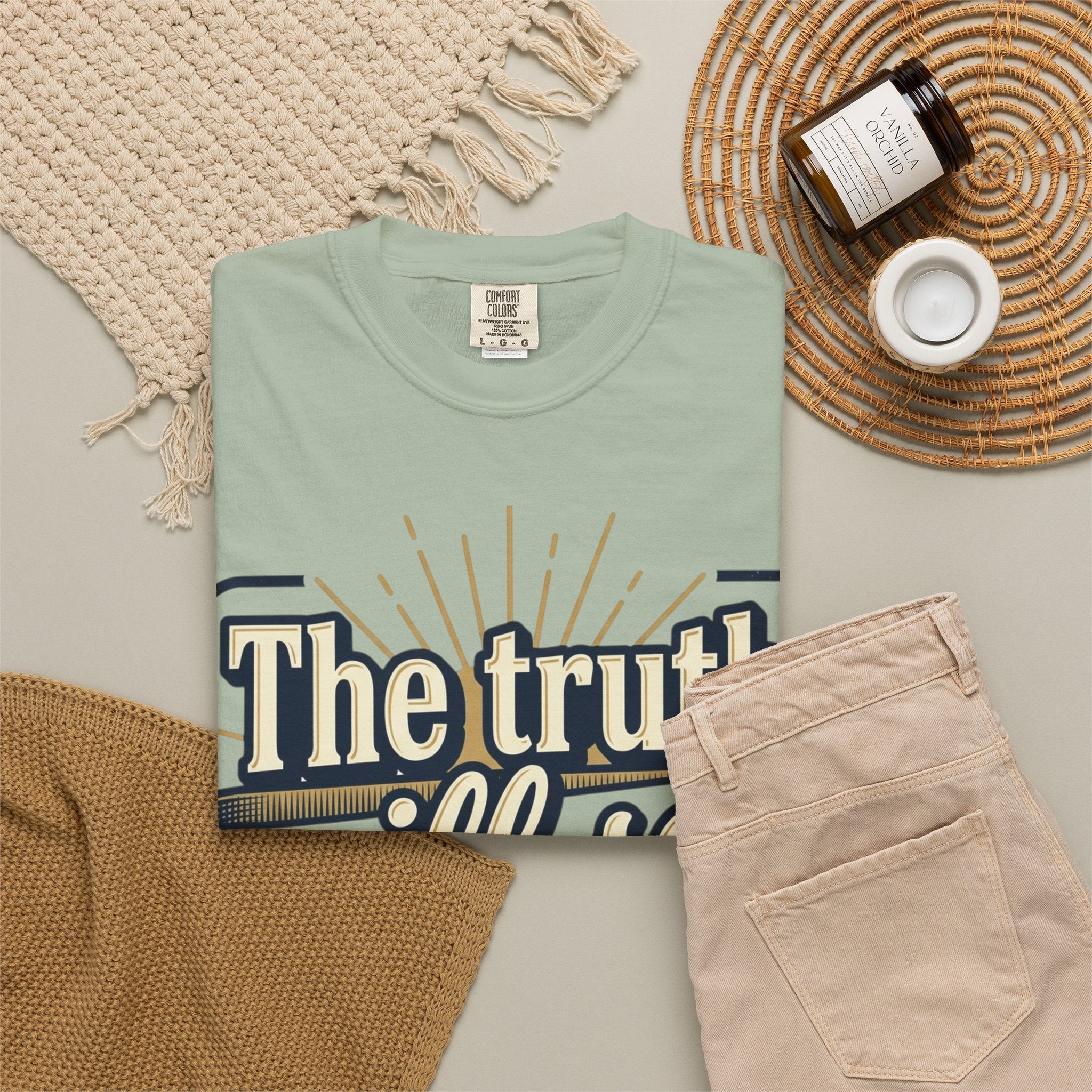 T-Shirt — "The Truth Will Set You Free" Inspirational Graphic Tee
