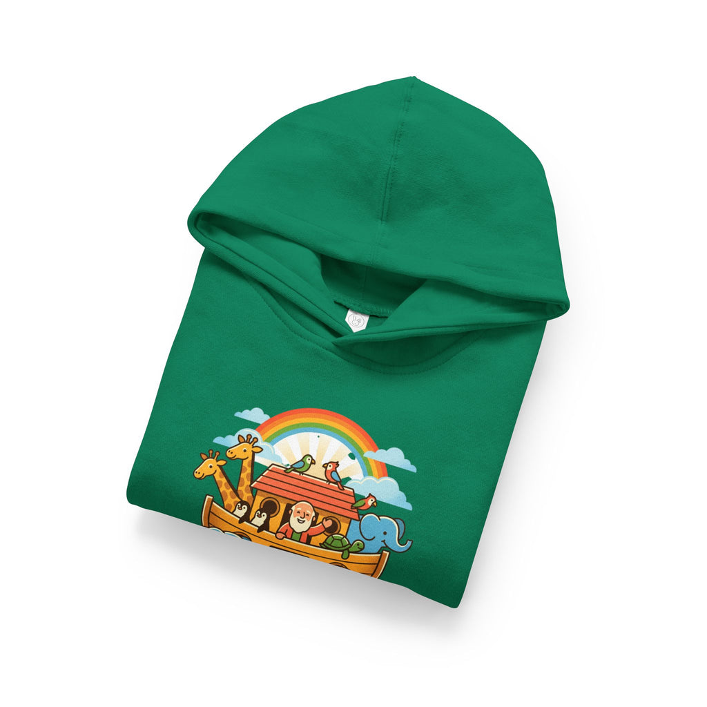 All aboard ark toddler hoodie | cute illustration pullover