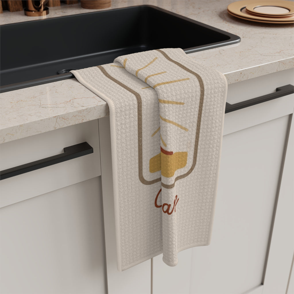 Tea Towel — "welcome" Kitchen Towel