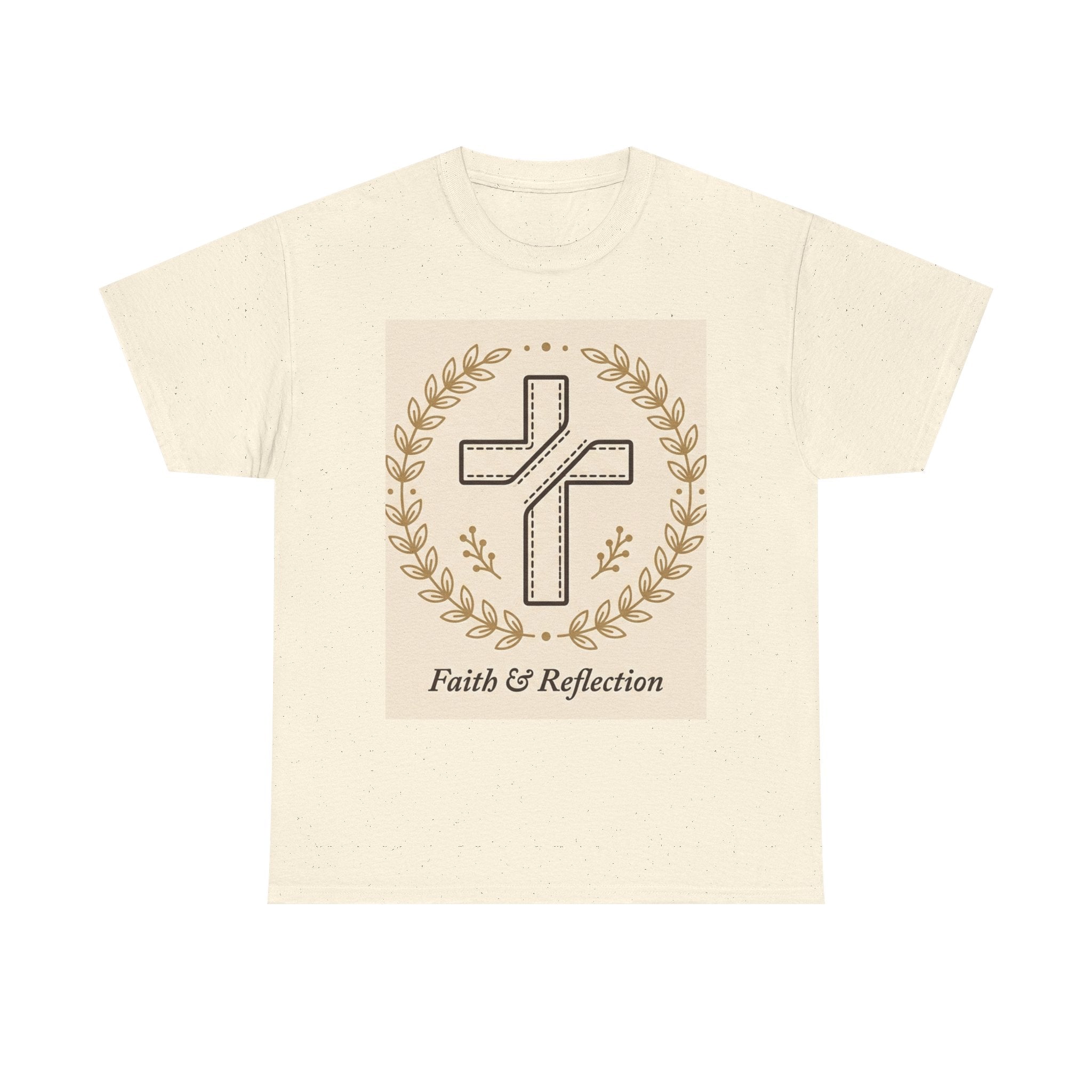 Faith & Reflection Cross T-Shirt | Christian Scripture Tee