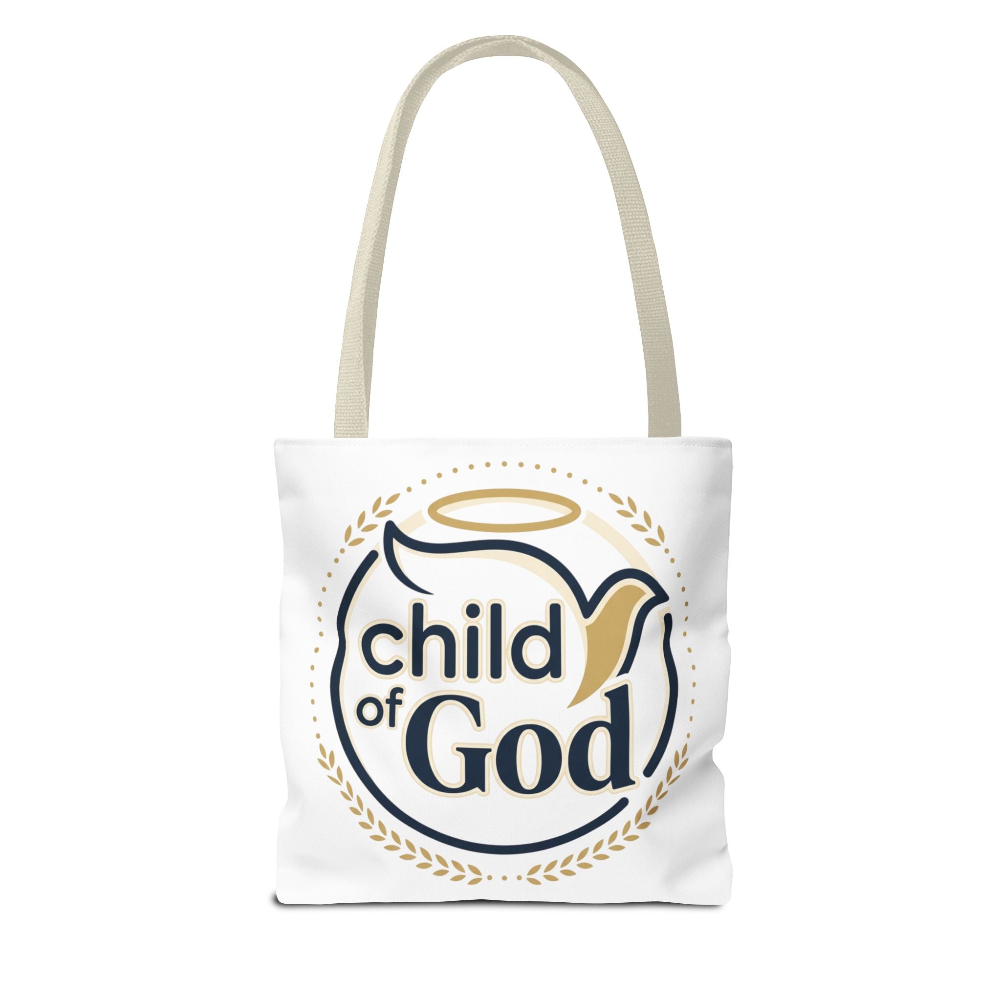 Child of God Tote Bag — All-Over Print Christian Canvas Tote