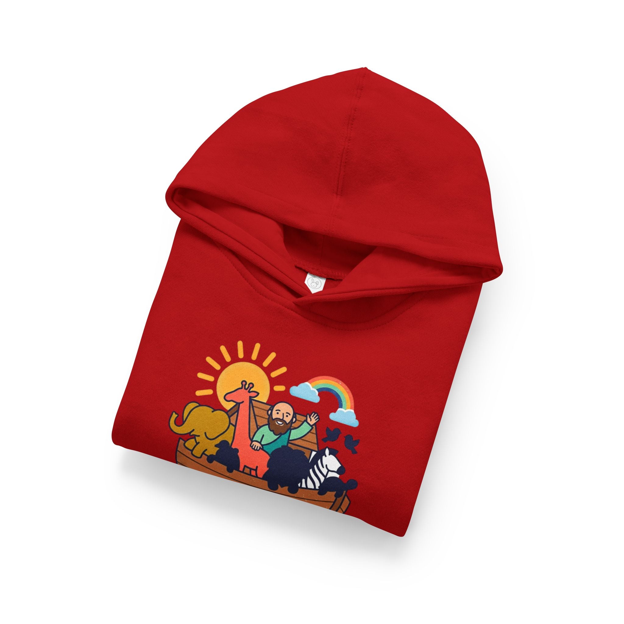 Noah's ark toddler hoodie | cute illustration pullover