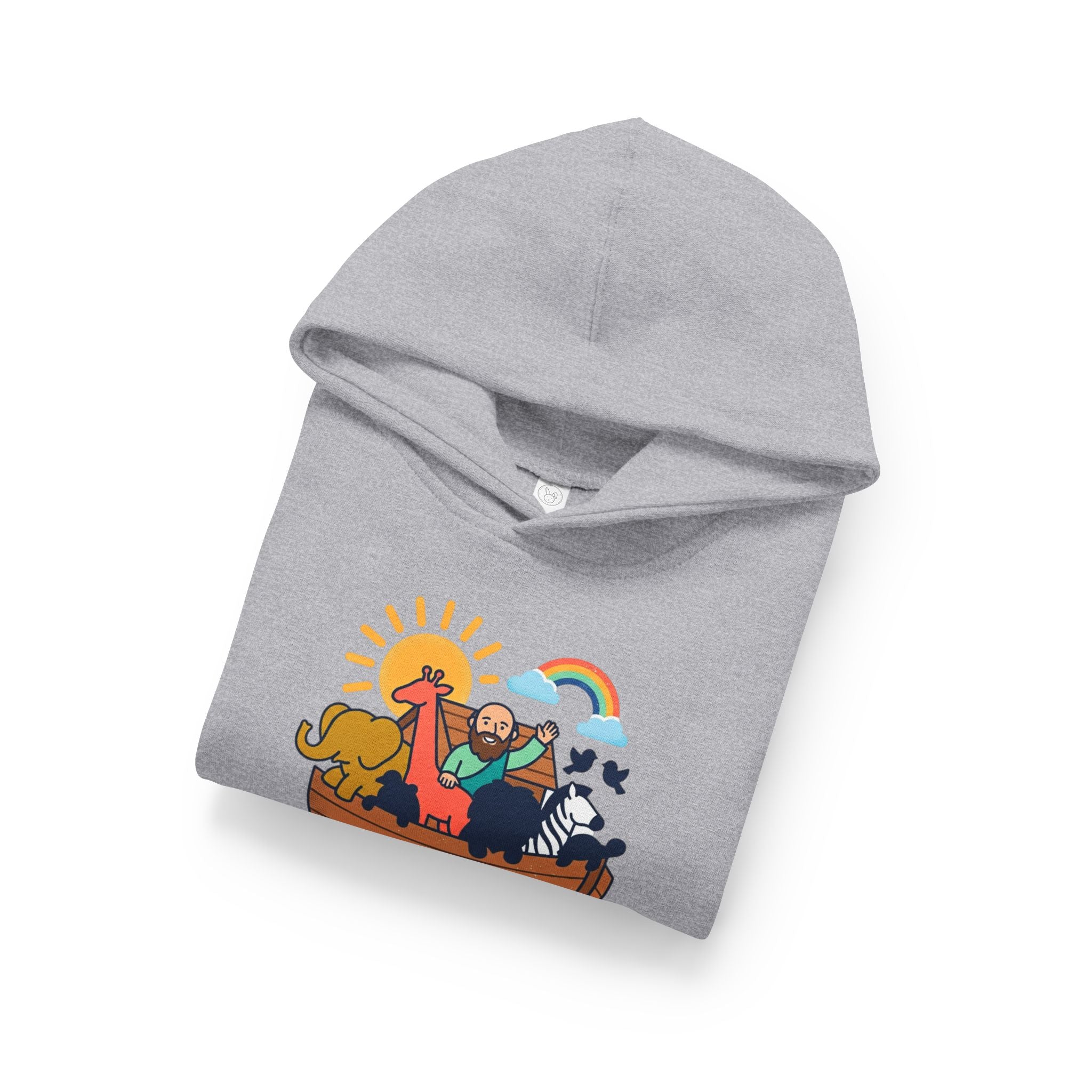 Noah's ark toddler hoodie | cute illustration pullover