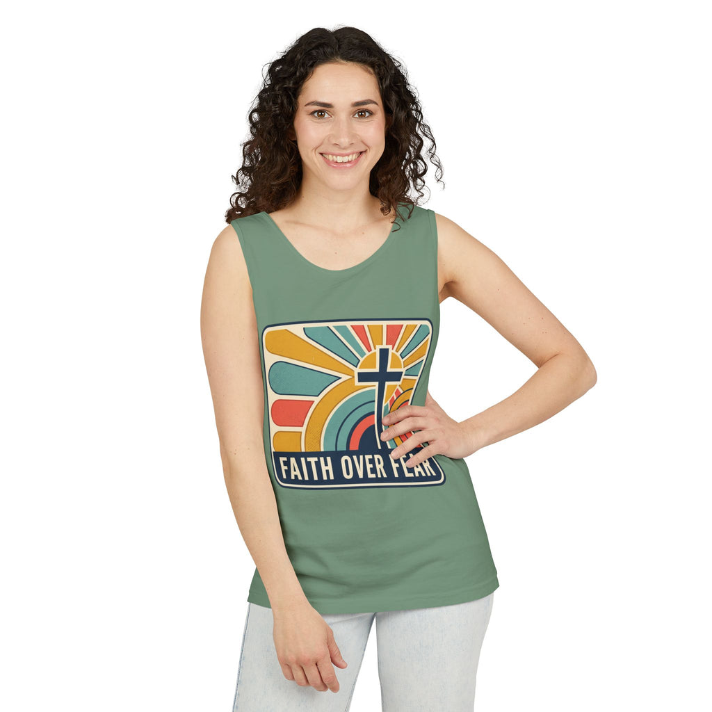 Faith over Fear tank top | Christian faith apparel