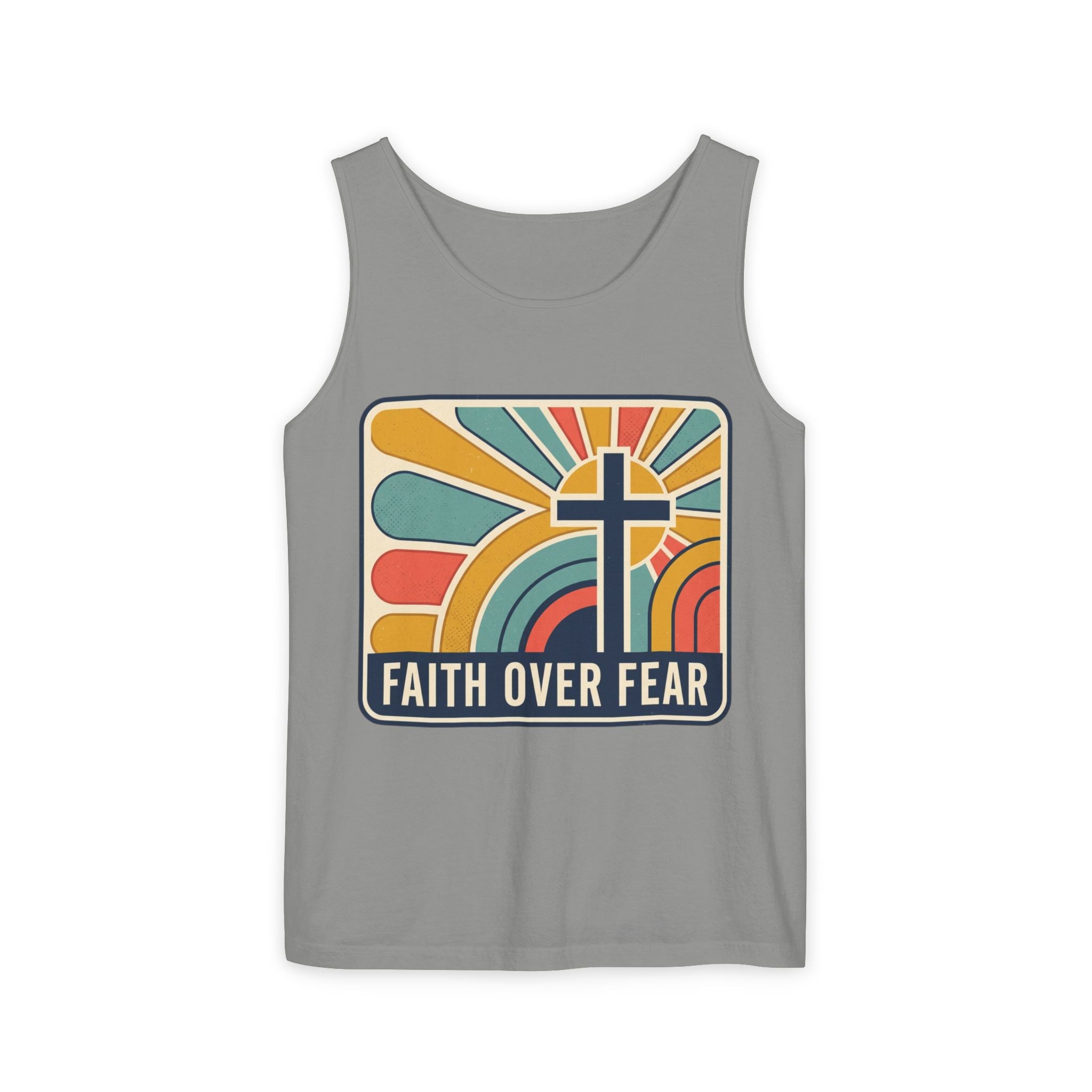 Faith over Fear tank top | Christian faith apparel