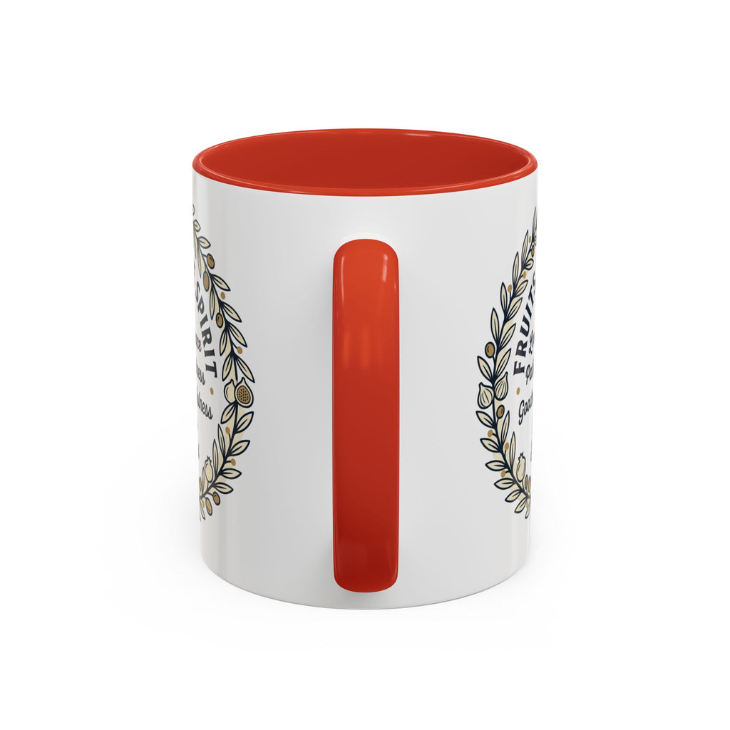 Fruits of the spirit Script Mug | Accent Coffee Mug