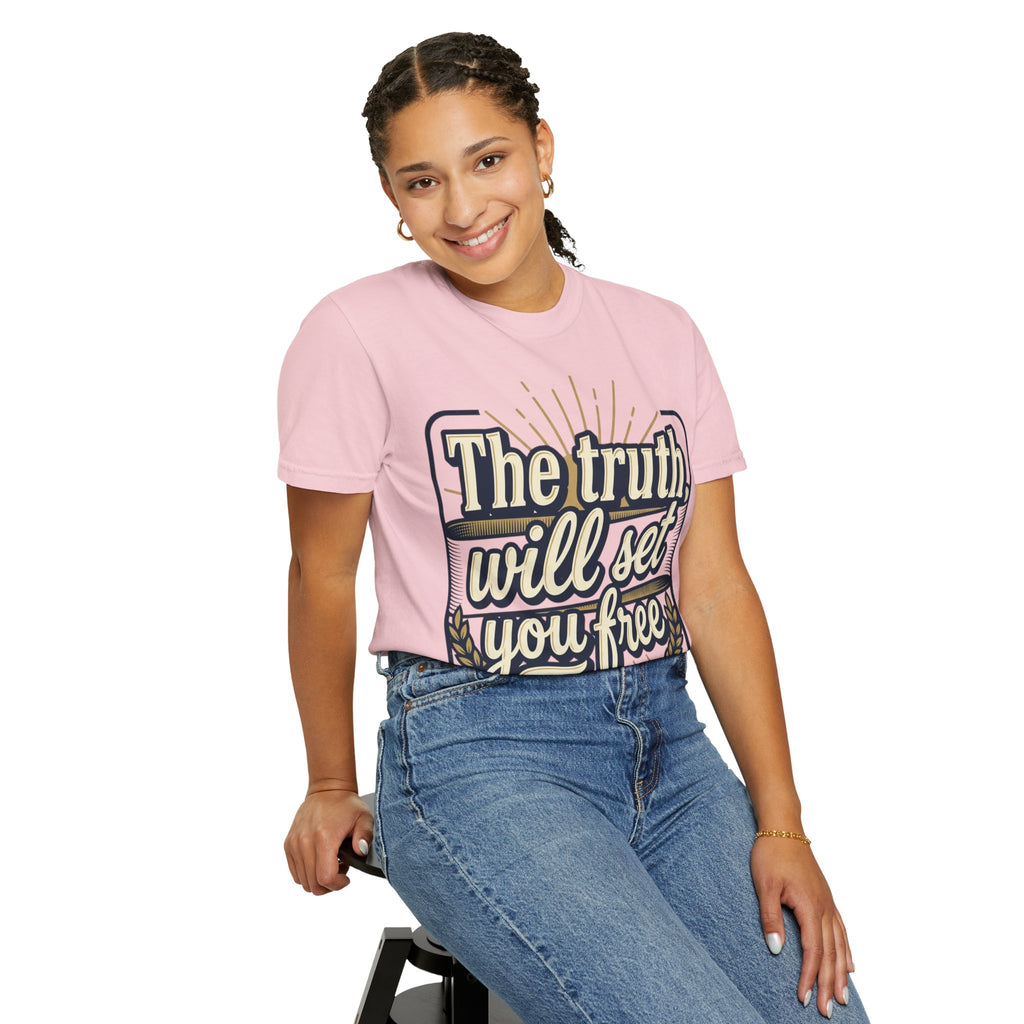 T-Shirt — "The Truth Will Set You Free" Inspirational Graphic Tee