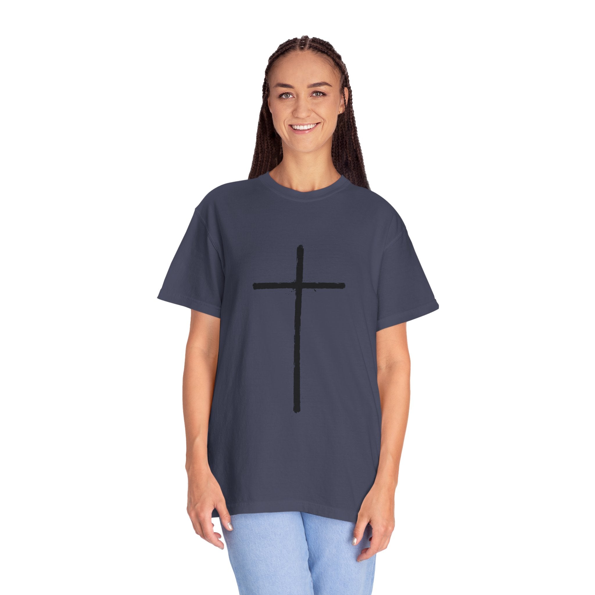 Cross T-shirt | Religious Gothic Faith Design