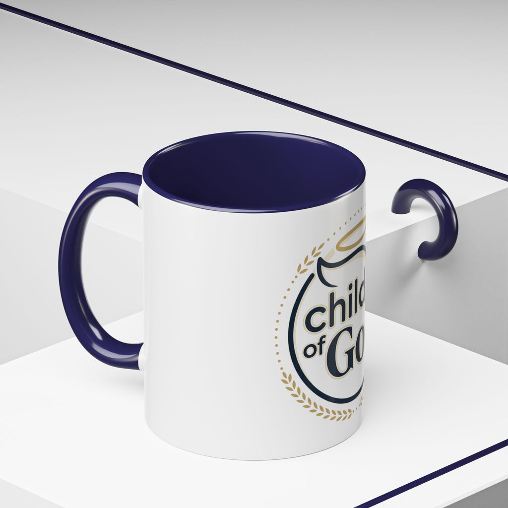Child of God Accent Coffee Mug — 11/15 oz Christian Faith Ceramic Mug