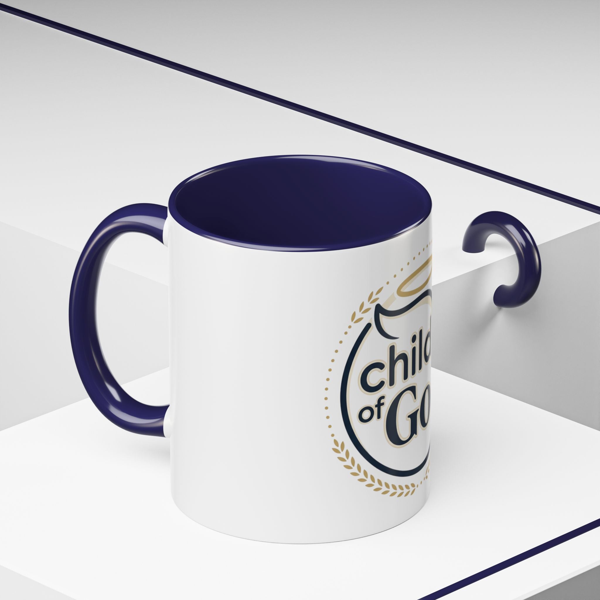 Child of God Accent Coffee Mug — 11/15 oz Christian Faith Ceramic Mug