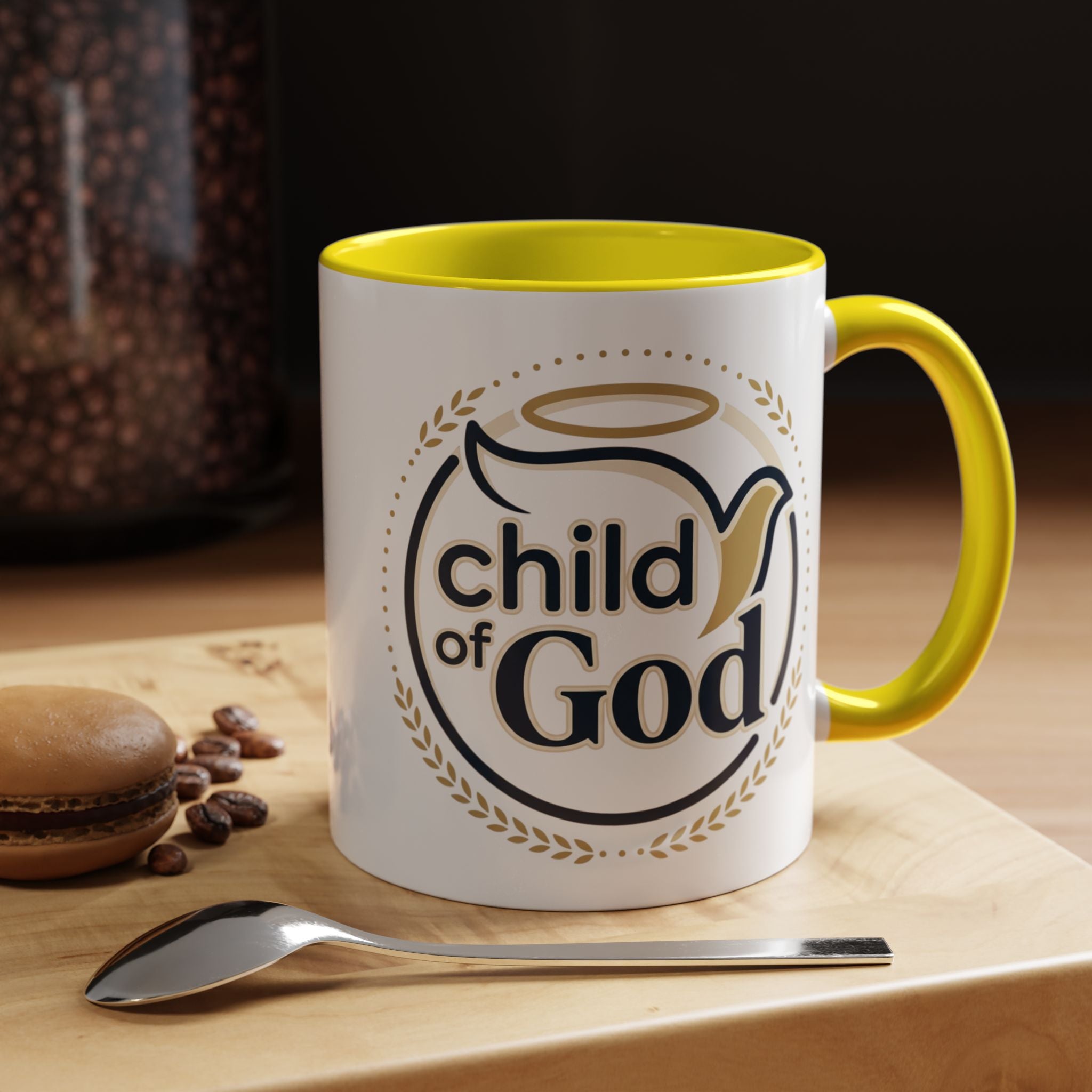 Child of God Accent Coffee Mug — 11/15 oz Christian Faith Ceramic Mug