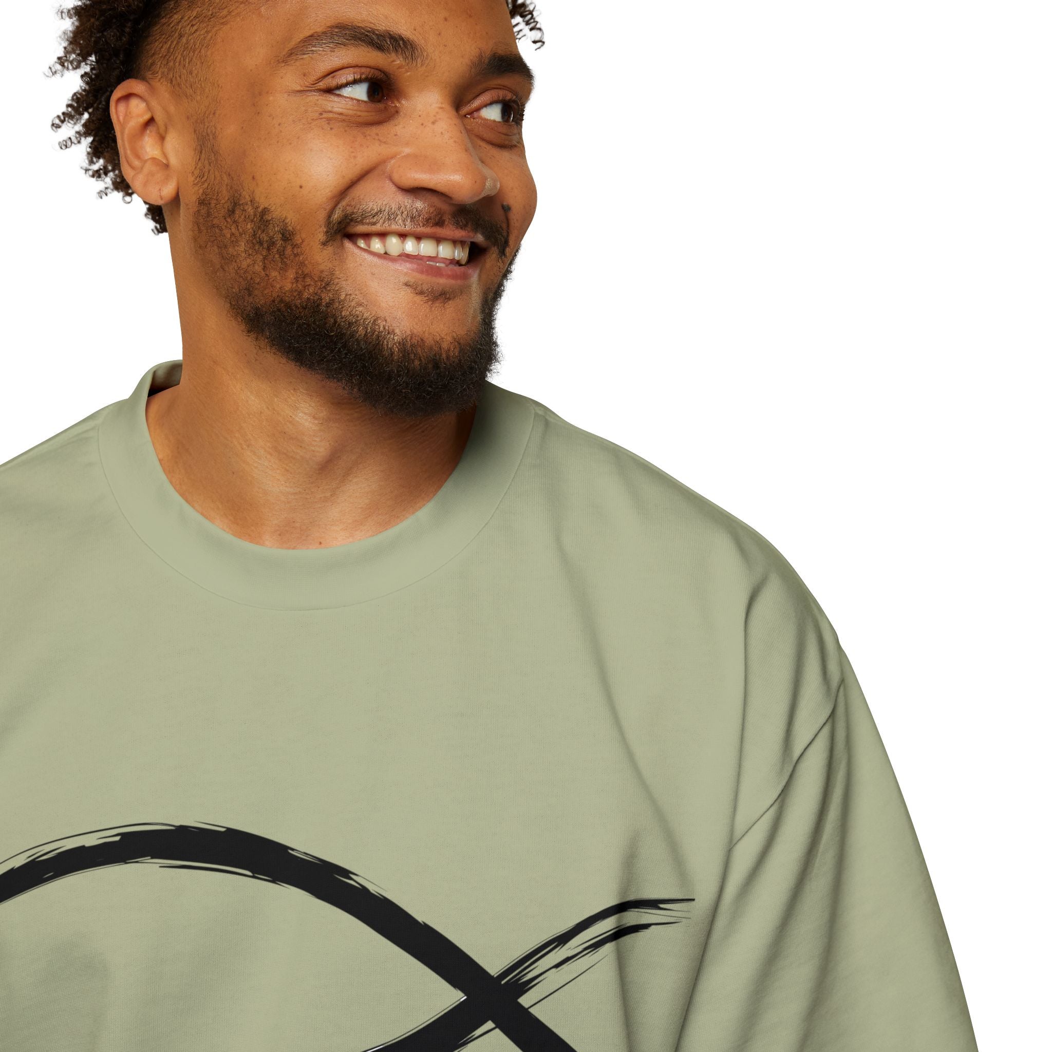 Fish Christian Symbol| Grunge Christian Tee