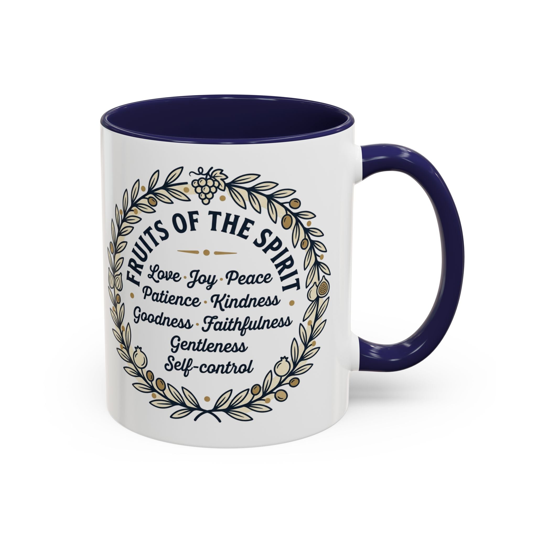 Fruits of the spirit Script Mug | Accent Coffee Mug
