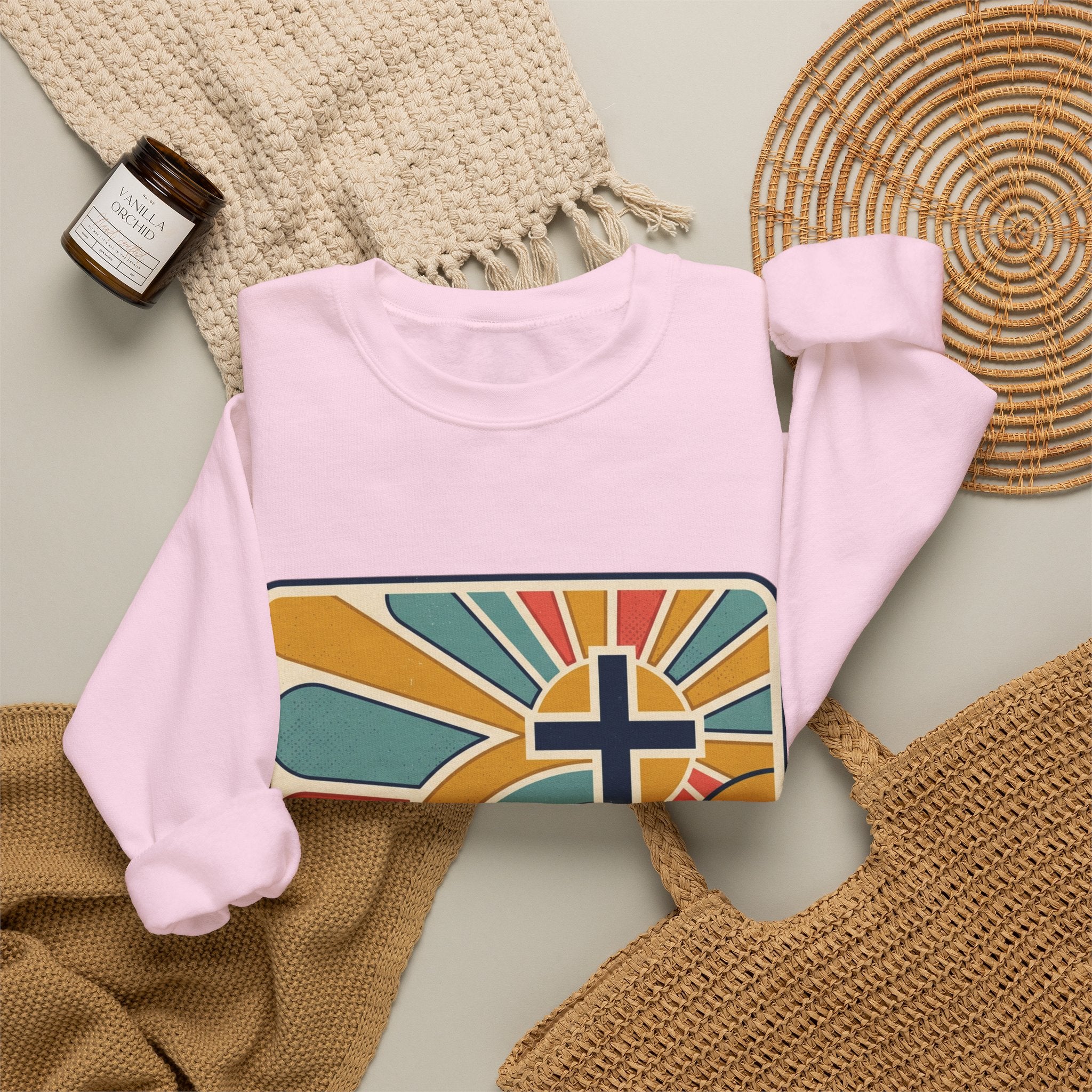 Faith Over Fear Christian Heavy Blend™ Crewneck Sweatshirt