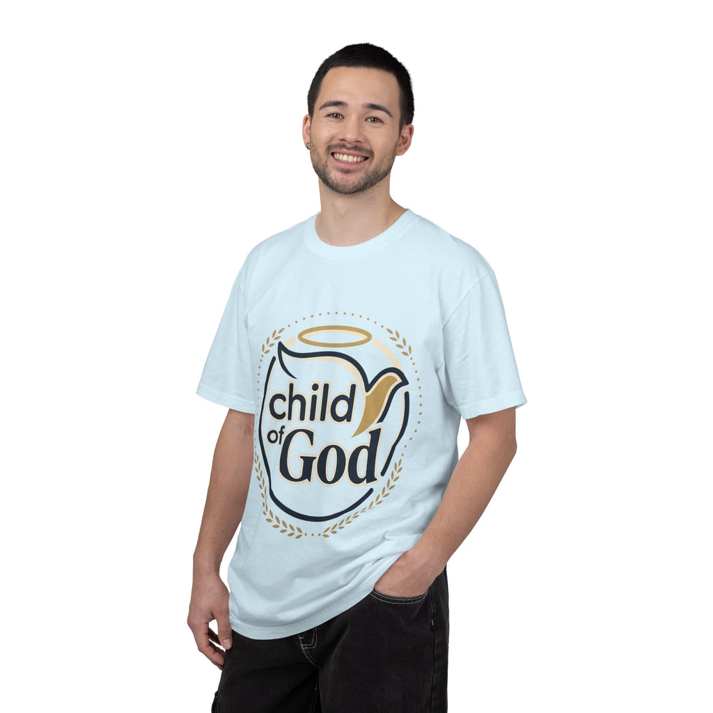Child of God T‑Shirt — Faith Christian Tee with Dove & Halo