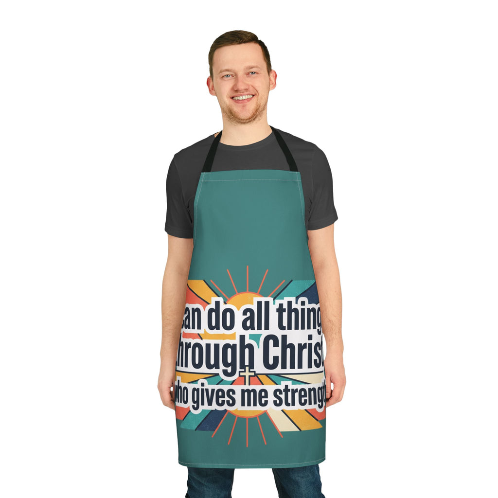 All things through Christ apron | Apron
