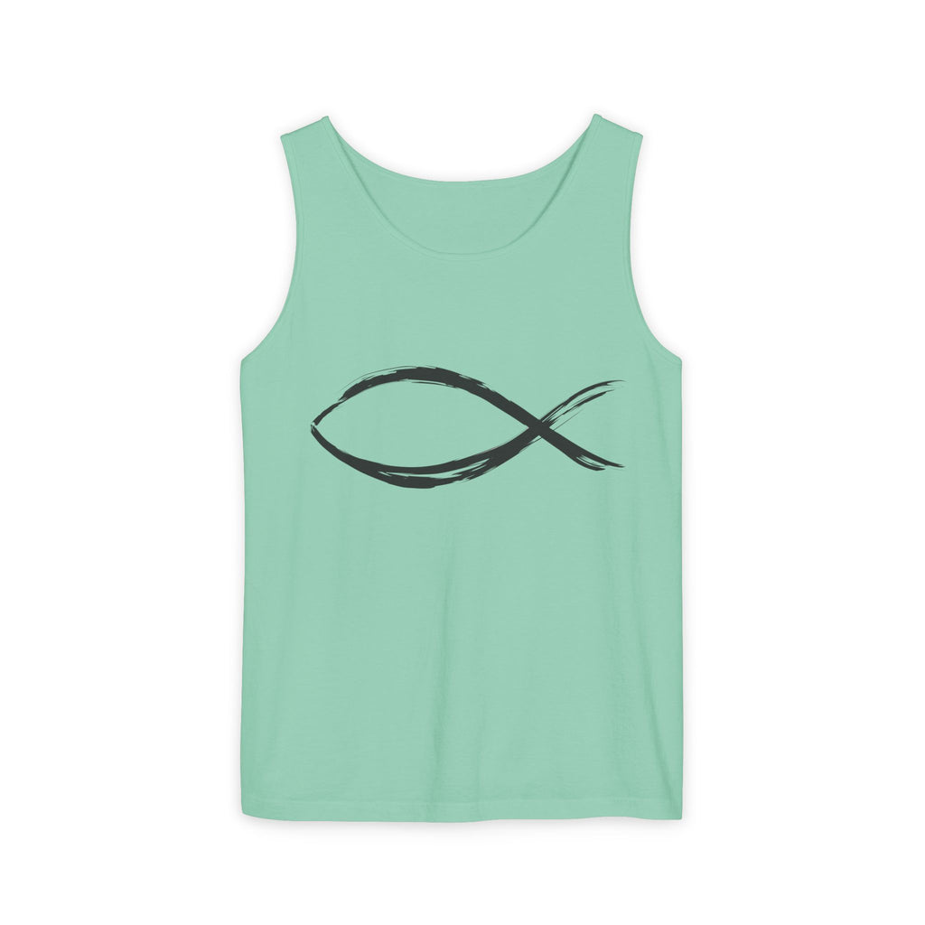 Fish Symbal tank top | Christian faith apparel