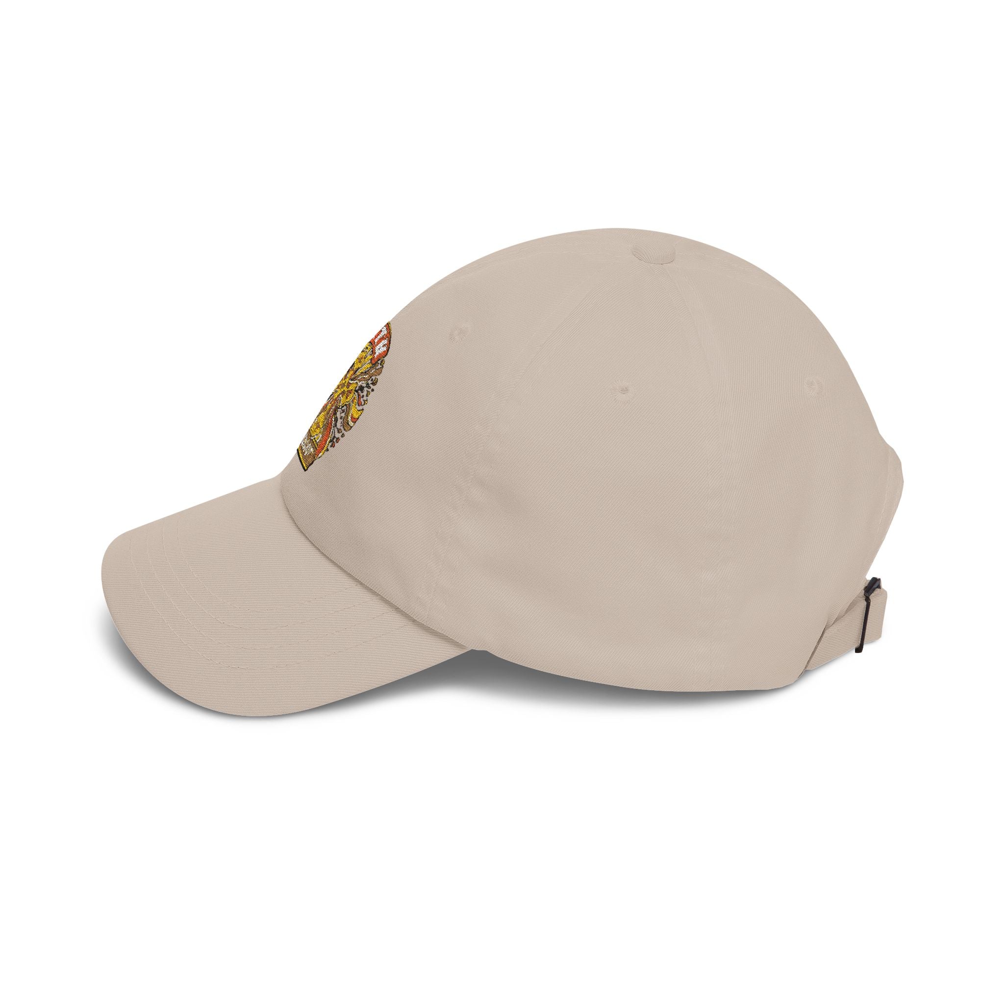 Faith Groovy Dad Cap — Christian Embroidered Baseball Hat