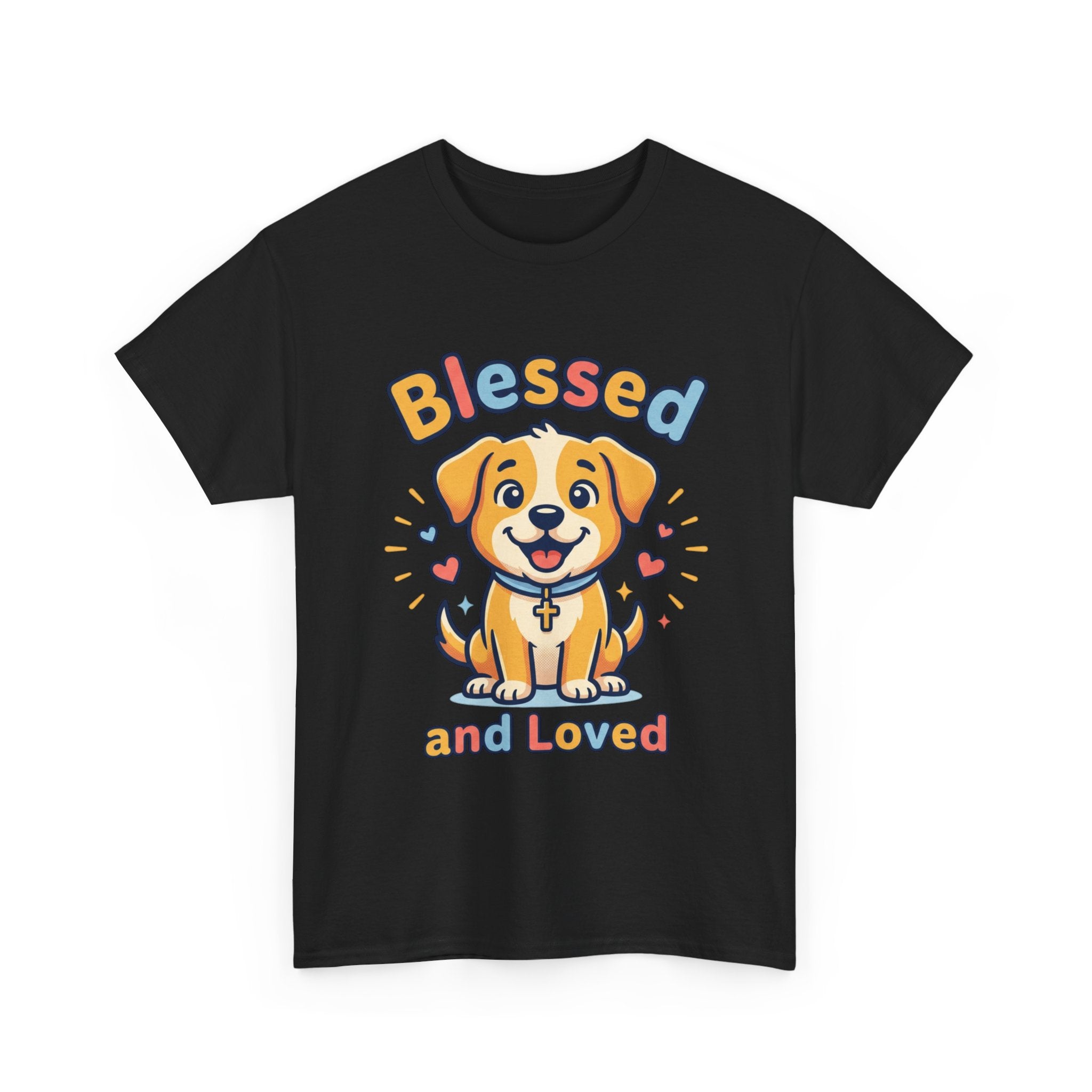 Blessed and Loved Puppy T-Shirt — Cute Dog Graphic Tee for Pet Lovers