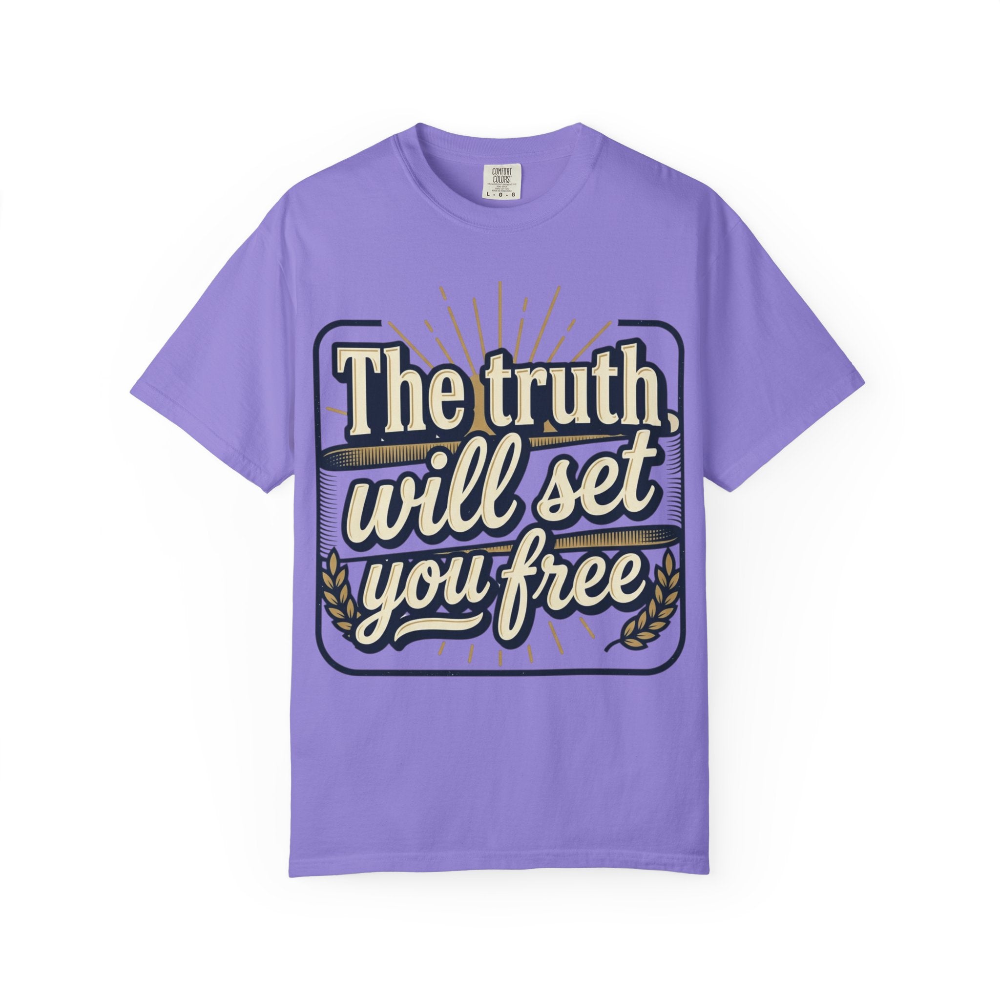 T-Shirt — "The Truth Will Set You Free" Inspirational Graphic Tee