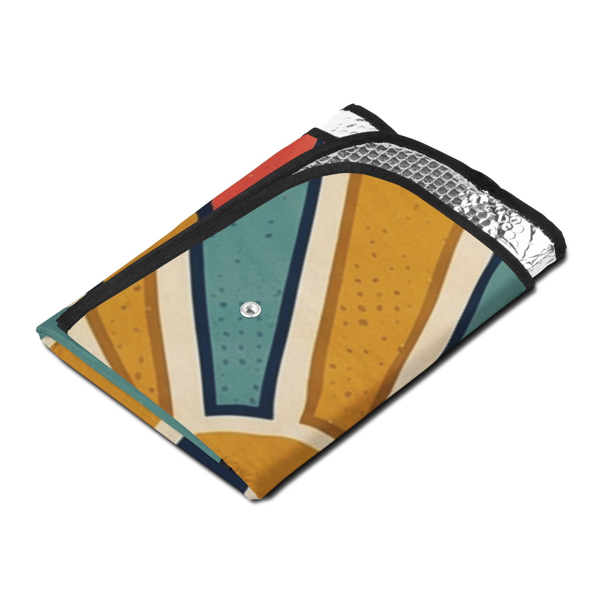 Retro Christian Cross Sunburst Car Sun Shade | Auto Windshield Cover