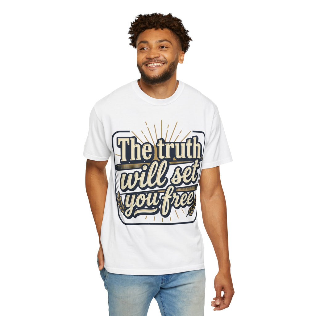 T-Shirt — "The Truth Will Set You Free" Inspirational Graphic Tee