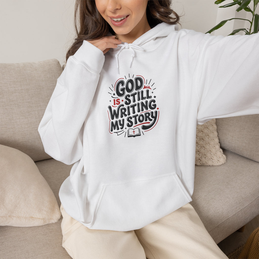 God Is Still Writing My Story Hoodie | Christian encouragement,  retro groovy