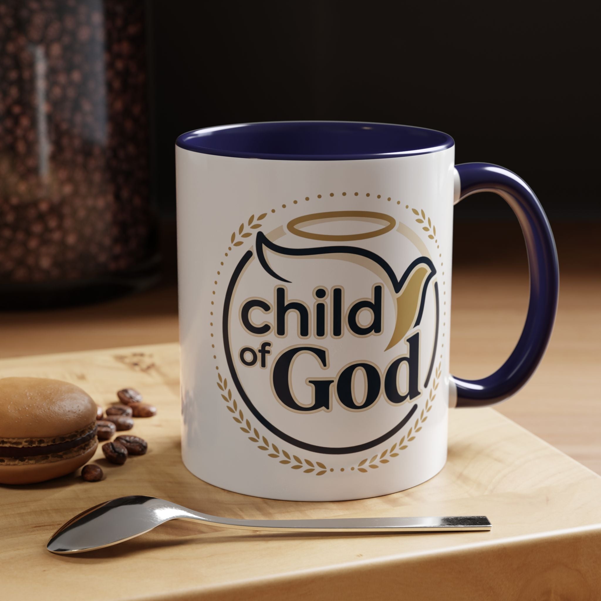 Child of God Accent Coffee Mug — 11/15 oz Christian Faith Ceramic Mug