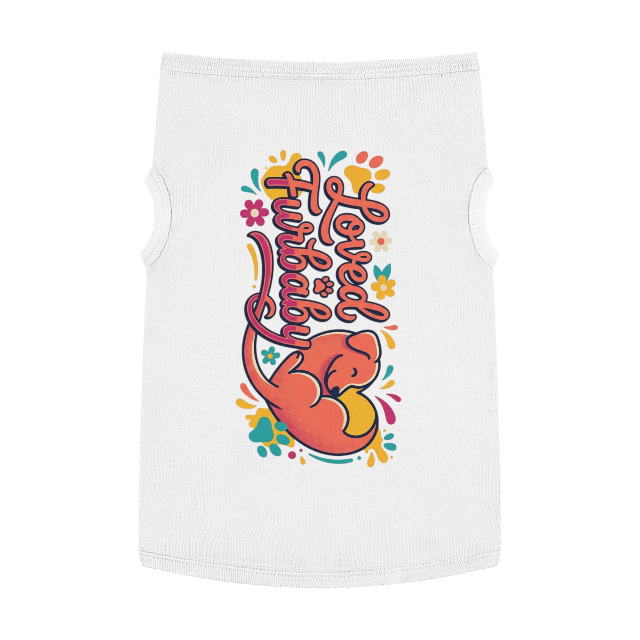 Pet Tank Top - "Loved Furbaby" Cute Dog Graphic Christian Pet Shirt