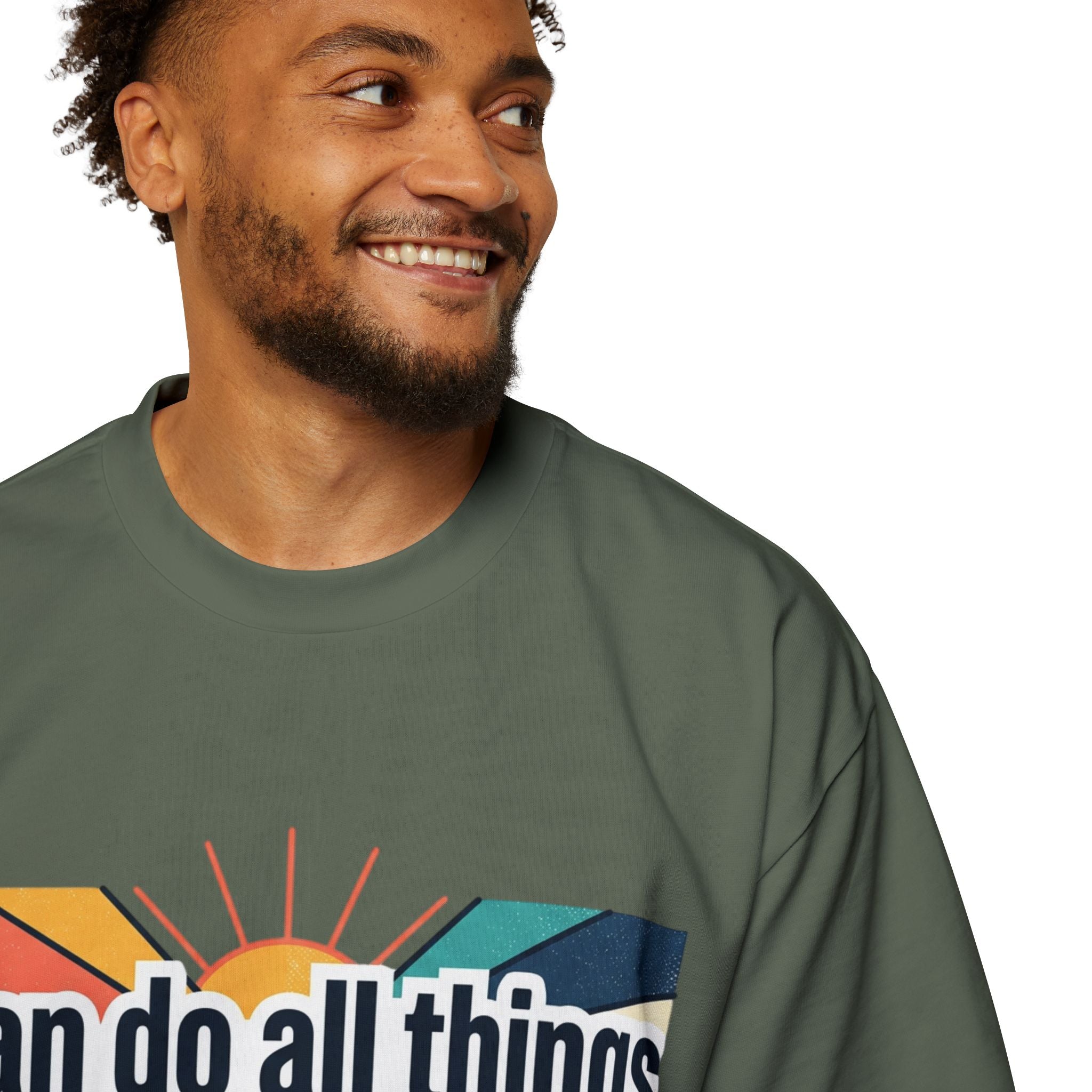 I can do all things through Christ who gives me strength T-Shirt | Grunge Christian Tee