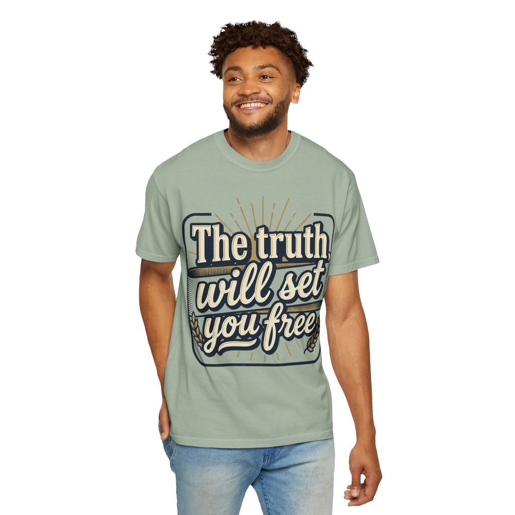 T-Shirt — "The Truth Will Set You Free" Inspirational Graphic Tee