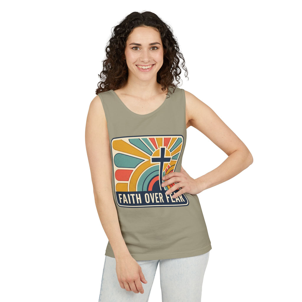Faith over Fear tank top | Christian faith apparel
