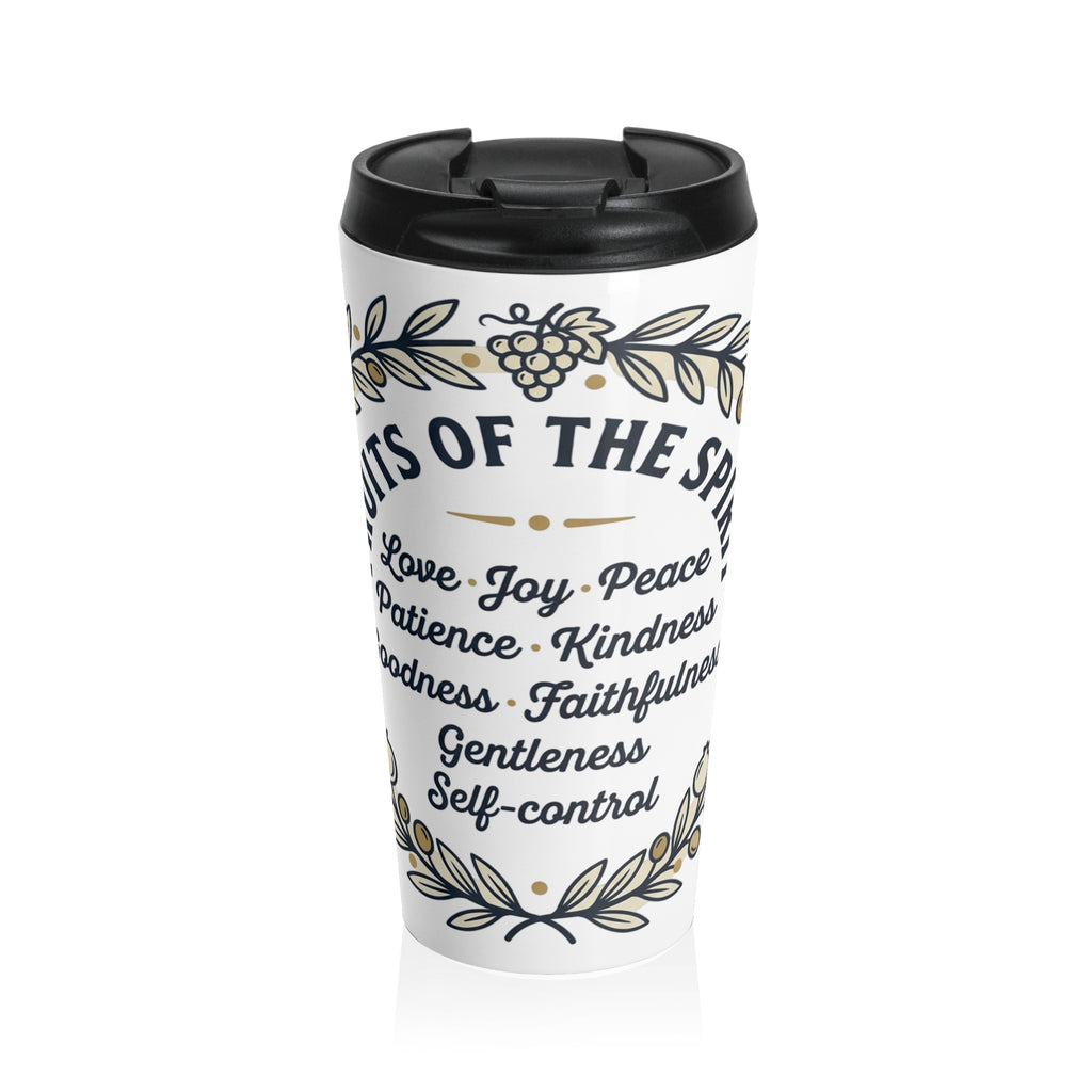 Travel Mug Fruits of the Spirit| Christian Faith Stainless Steel